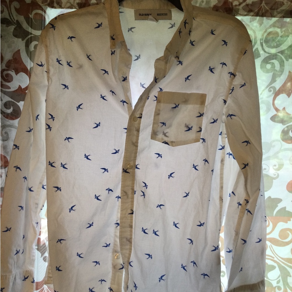Boys long sleeve shirt with pocket
